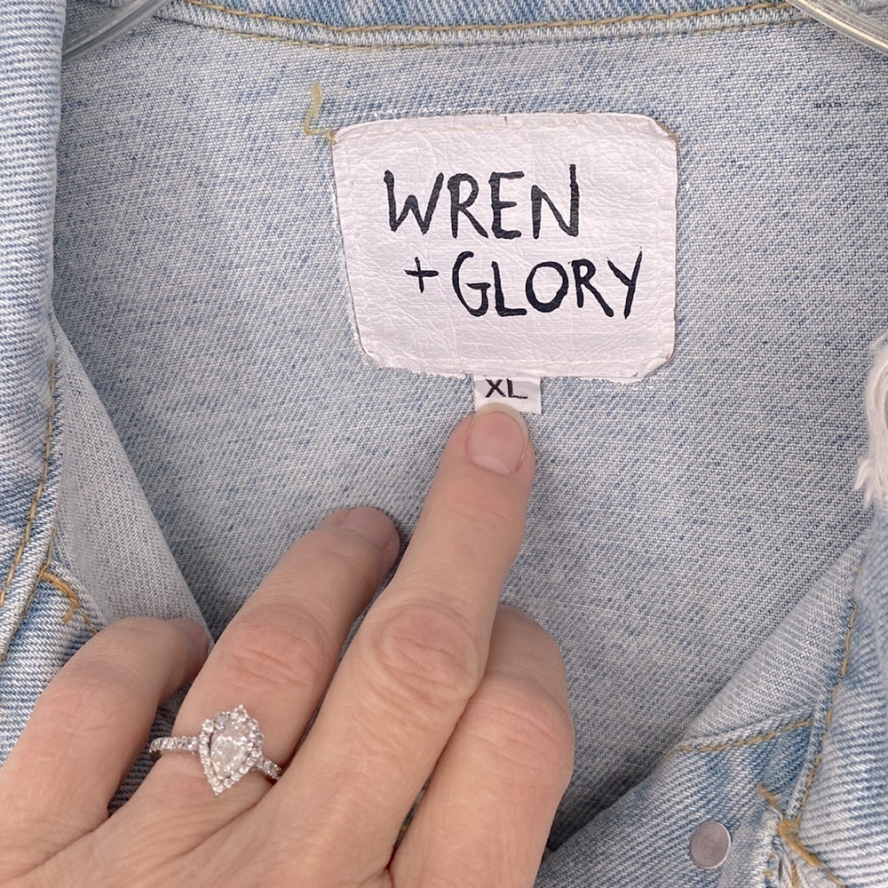 WREN+GLORY 'ANGEL' DENIM JACKET - Picture 7 of 15
